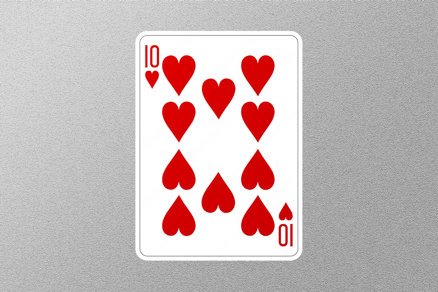 Wholesale 10 of Hearts Cards Sticker