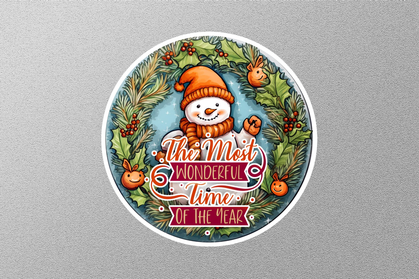 Wholesale The Most Wonderful Time of The Year Christmas Sticker