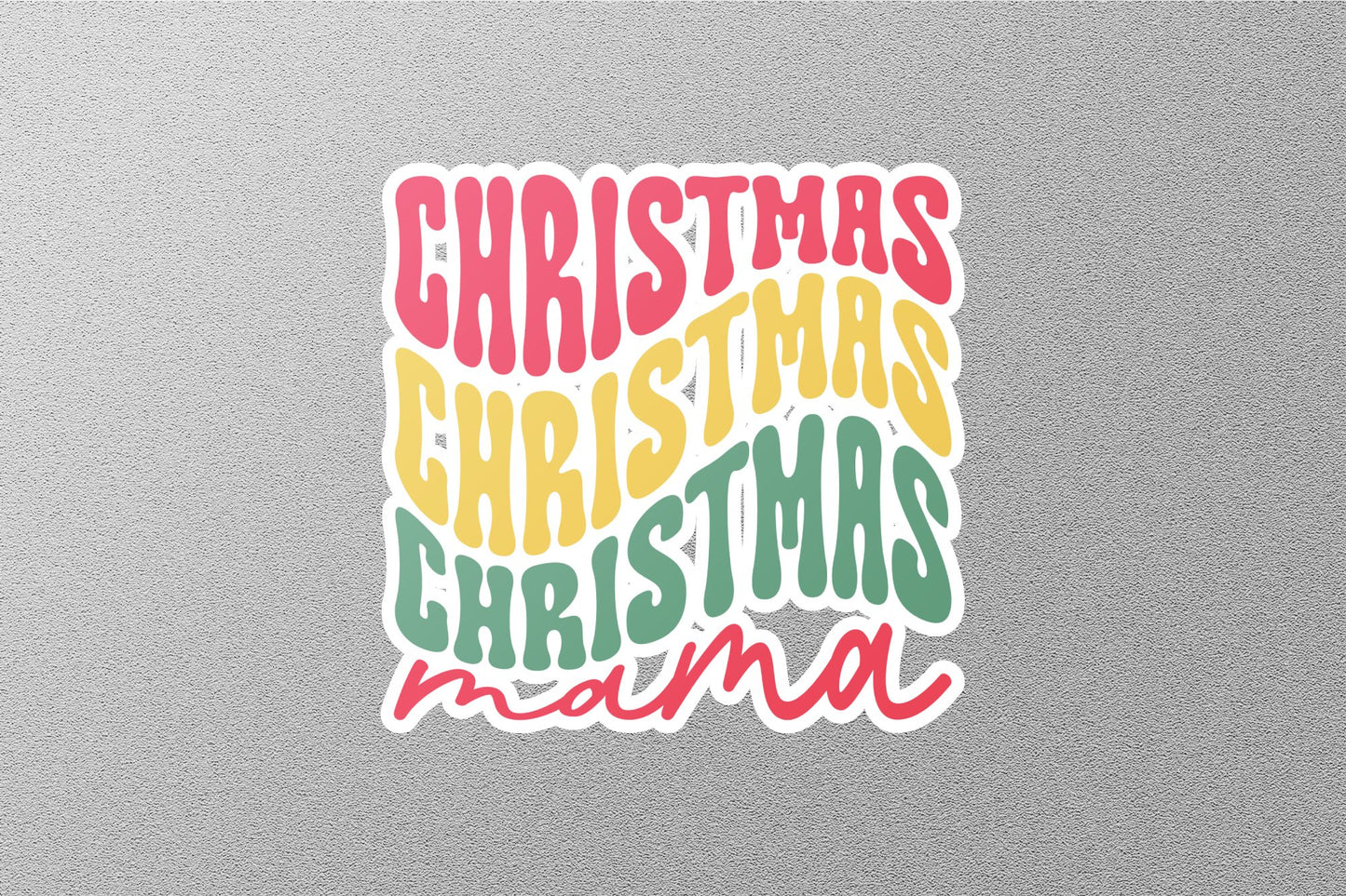 Wholesale Happy Christmas Mama Christmas Sticker