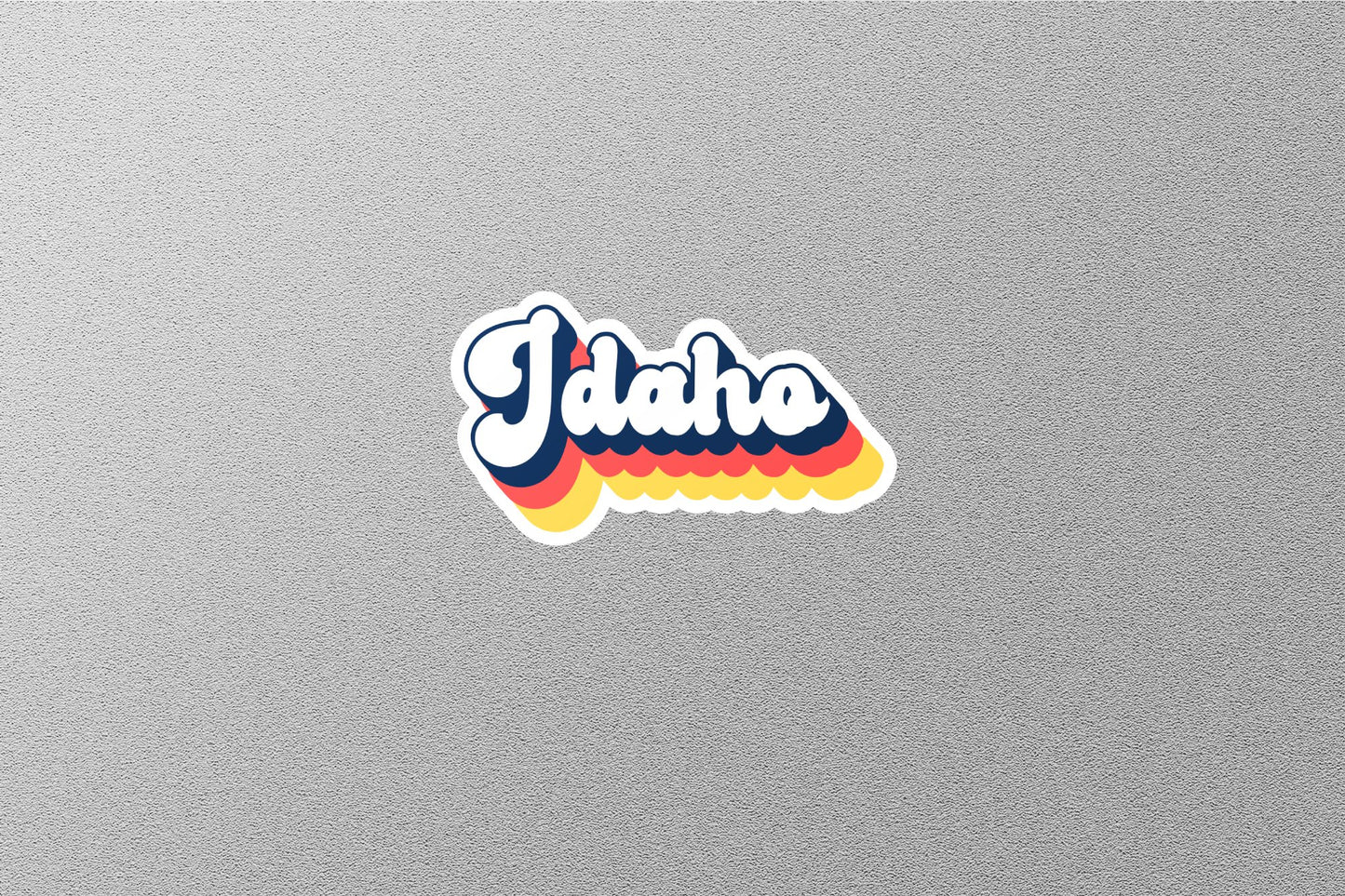 Wholesale Retro Idaho State Sticker