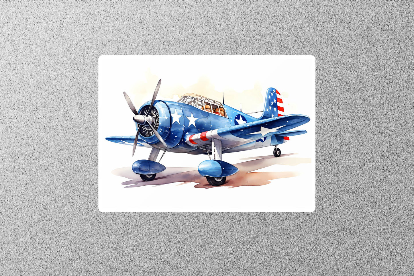 Wholesale American Patriotic Plane Sticker