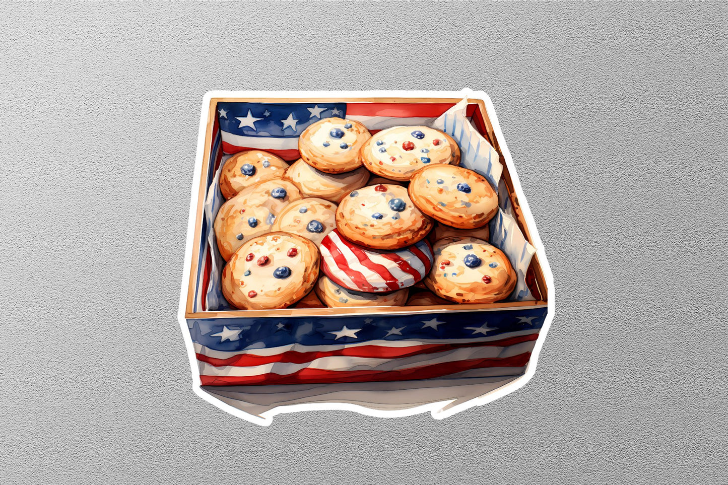 Wholesale Independence Day Cookies Sticker
