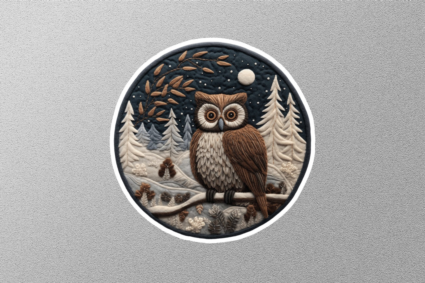 Wholesale Owl Winter Holiday Sticker
