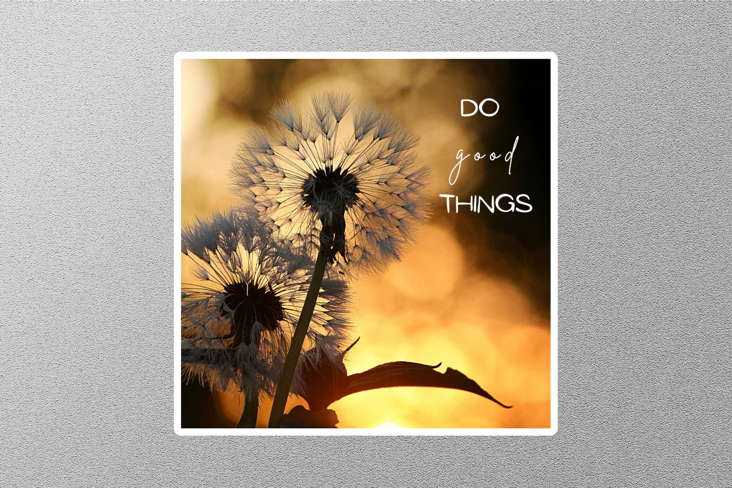 Wholesale Do Good Things Inspirational Quote Sticker