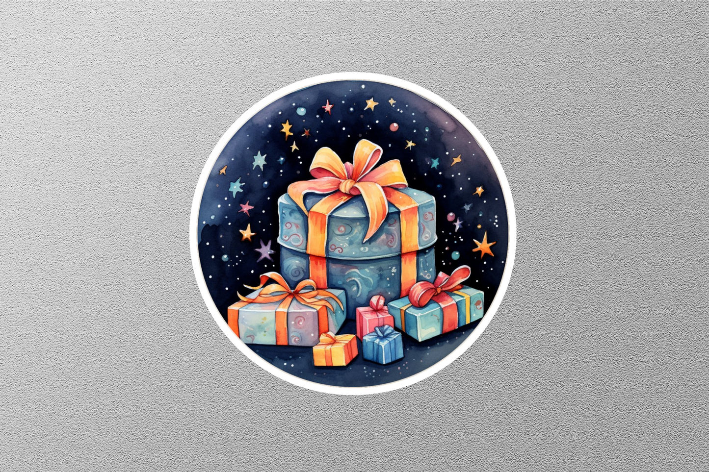 Wholesale Gift Box Winter Holiday Sticker