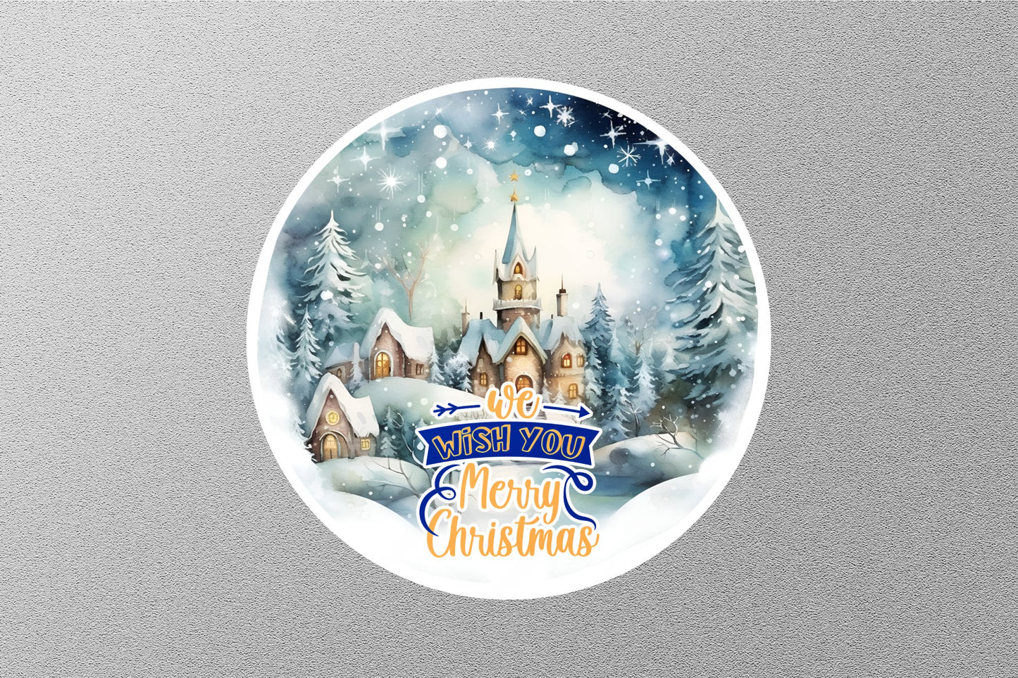 Wholesale We Wish You Merry Christmas Sticker