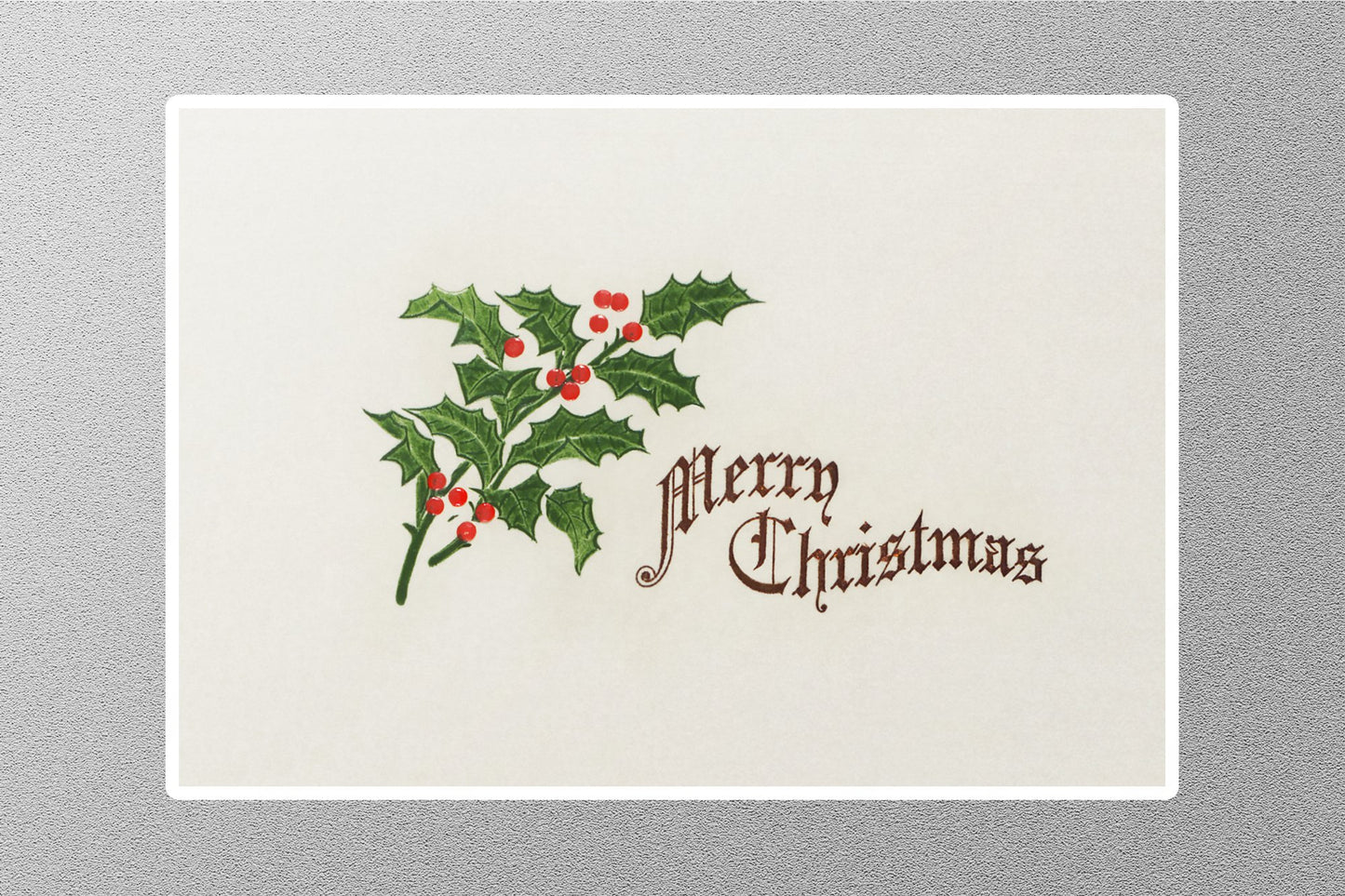 Wholesale Vintage Rossi Merry Christmas Sticker