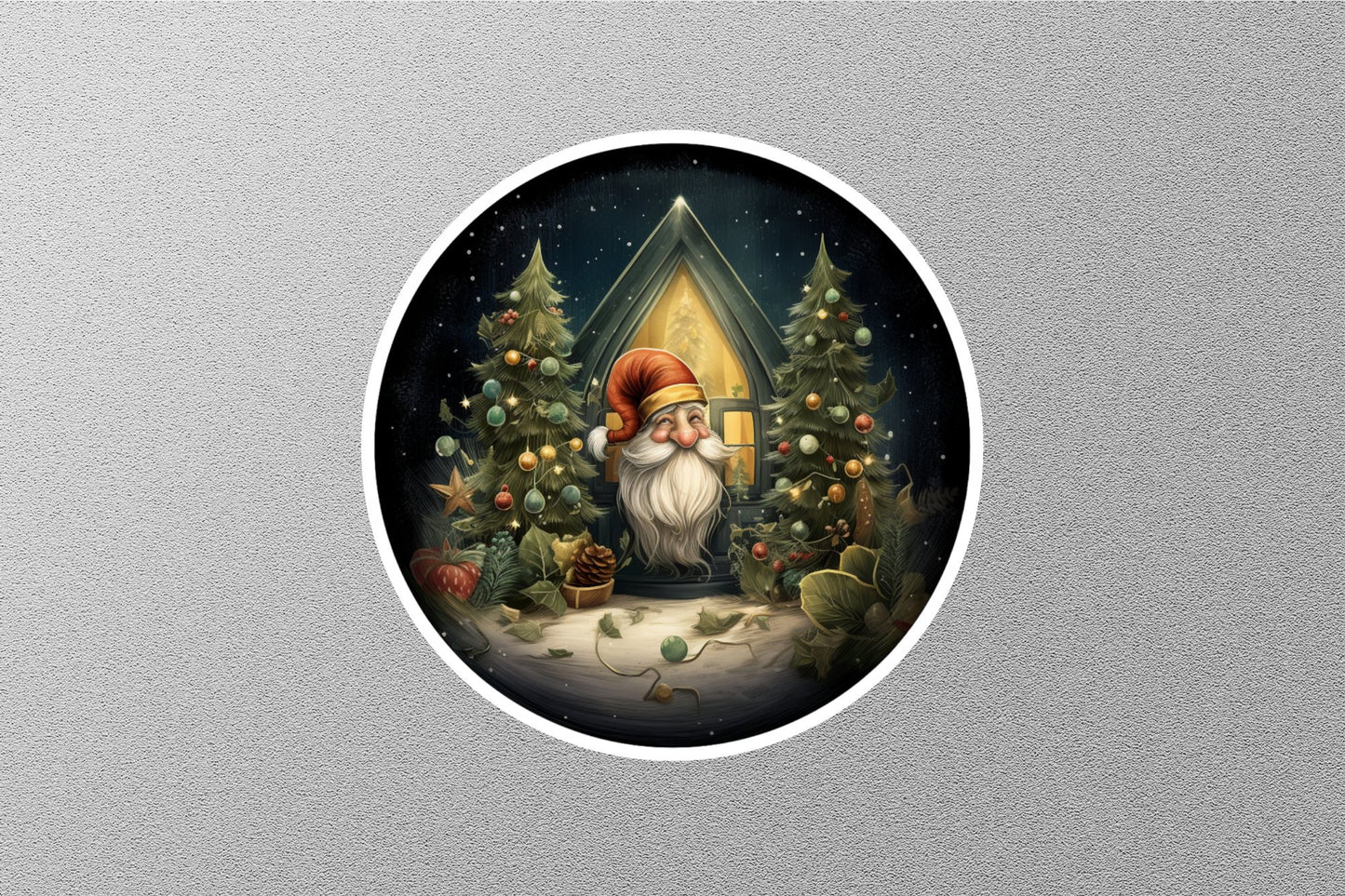 Wholesale Forest Gnomes Winter Holiday Sticker