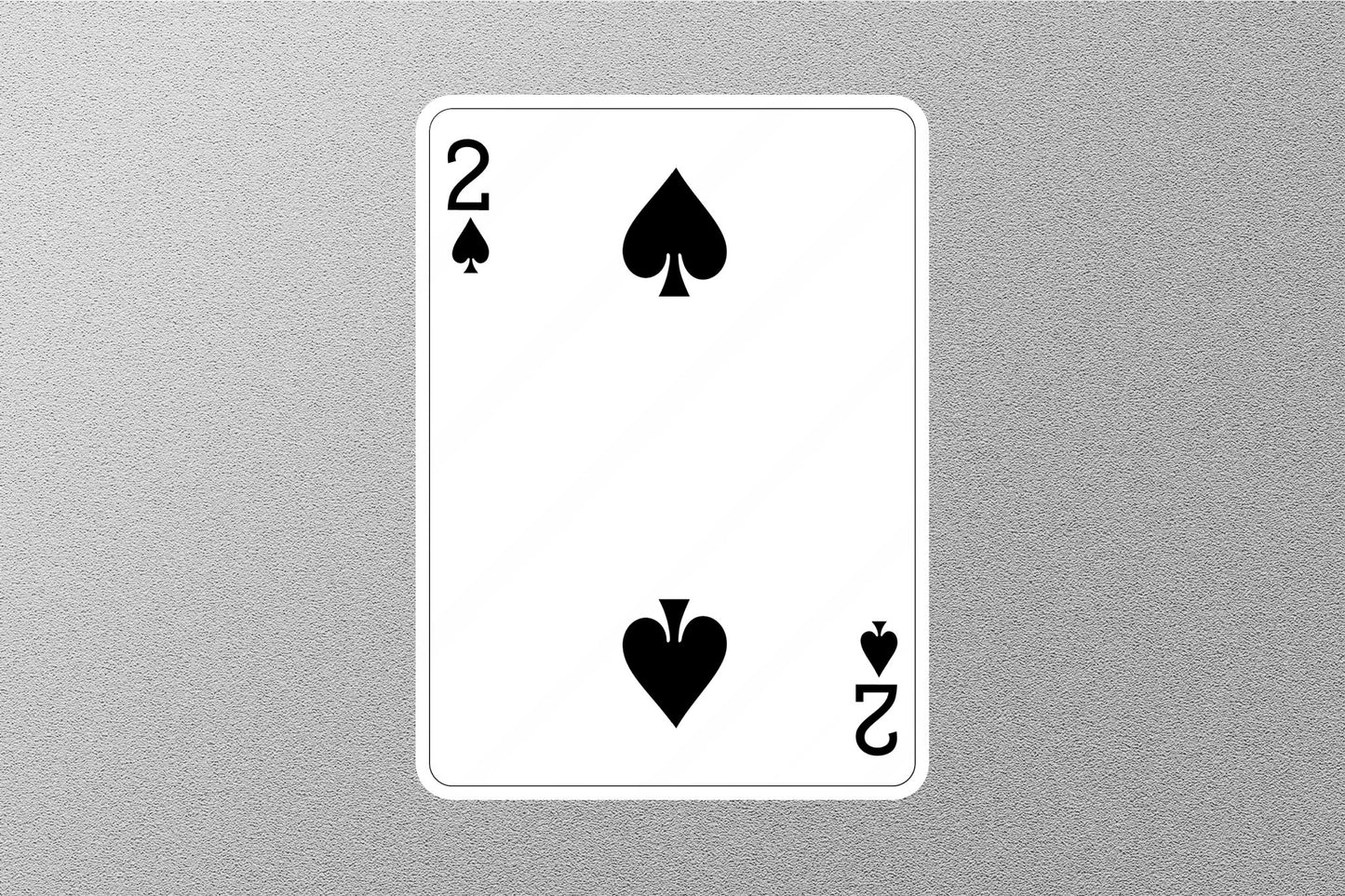 Wholesale 2 of Spades Cards Sticker
