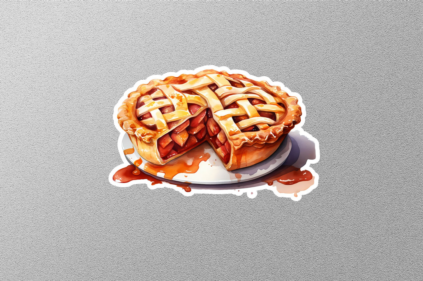 Apple Pie American Food Sticker