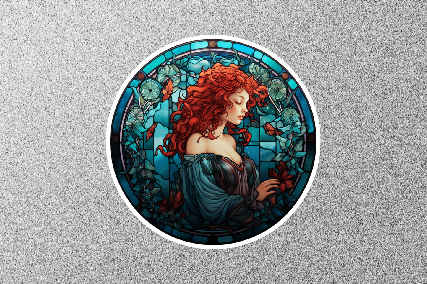 Wholesale Girls In Frame Winter Holiday Sticker