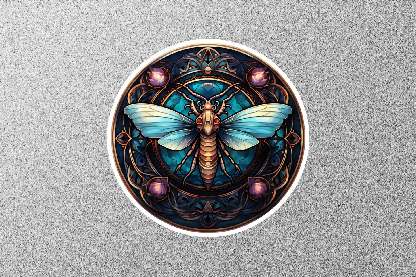 Wholesale Dragonfly Winter Holiday Sticker