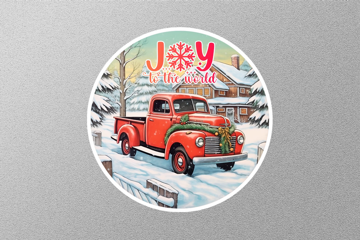 Wholesale Joy To The World Christmas Sticker