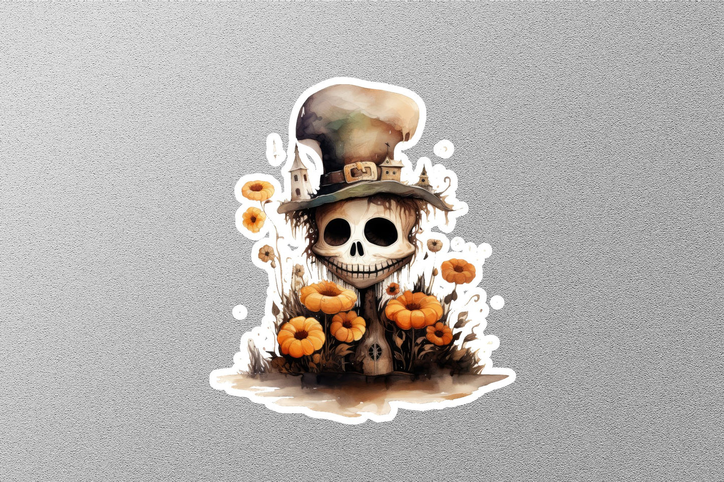 Wholesale Cute Chibi Skeleton Halloween Sticker