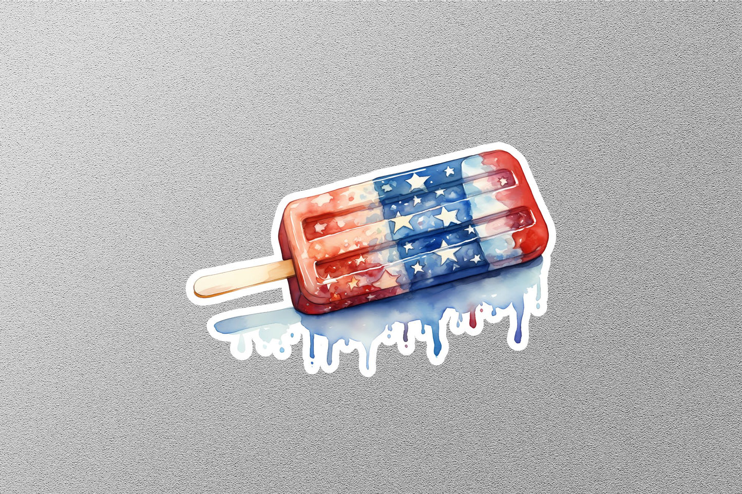 Wholesale American Flag Ice Cream Sticker