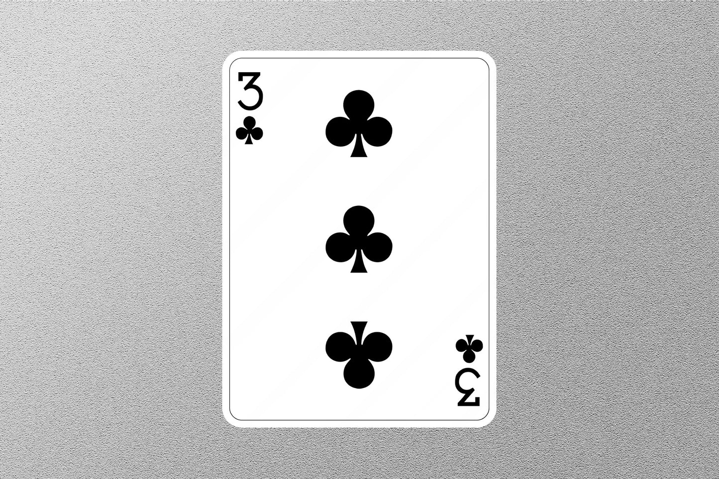 Wholesale 3 Of Clubs Cards Sticker