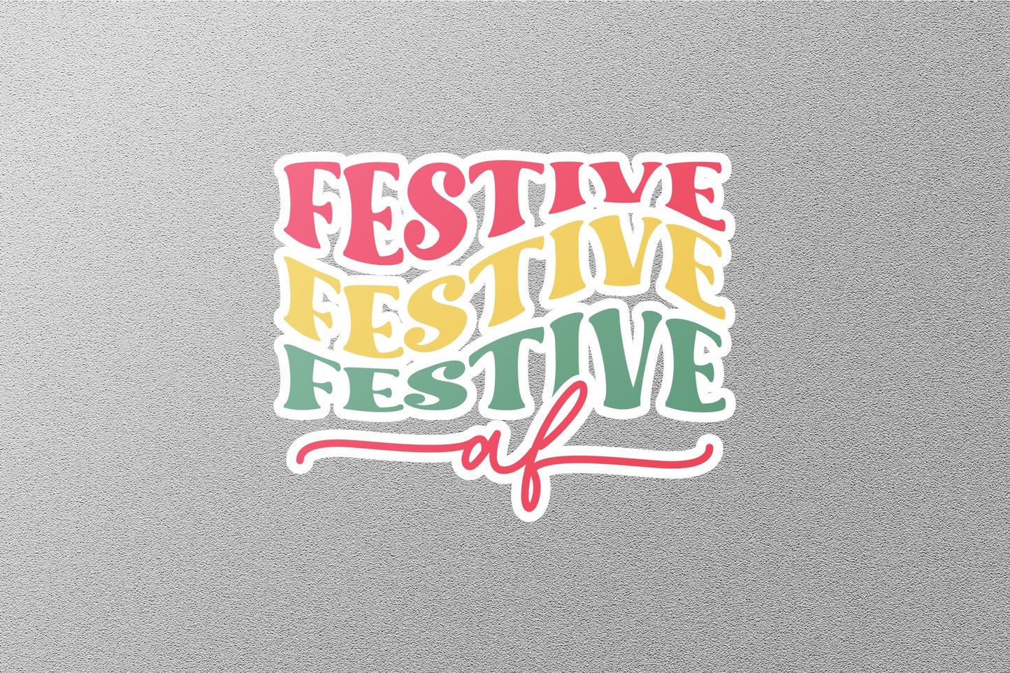 Wholesale Festive Christmas Sticker