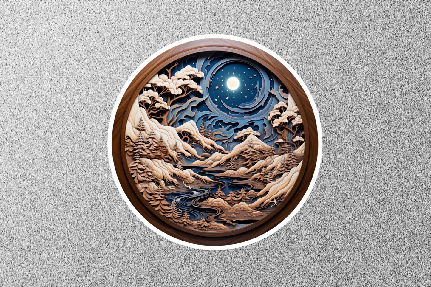 Wholesale Midnight Winter Holiday Sticker