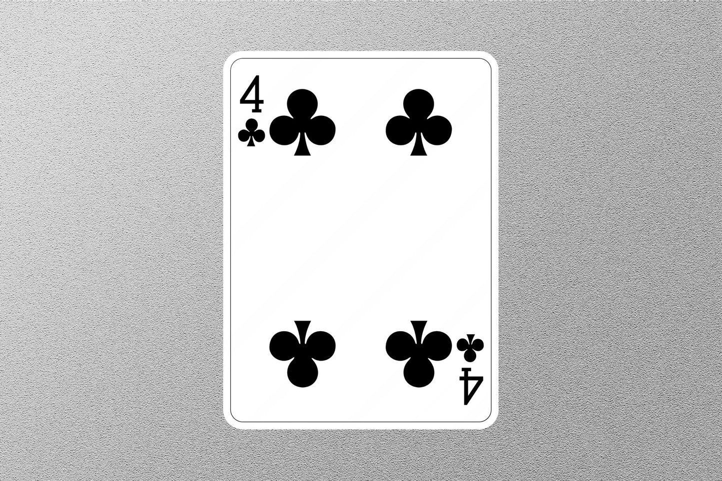 Wholesale 4 Of Clubs Cards Sticker