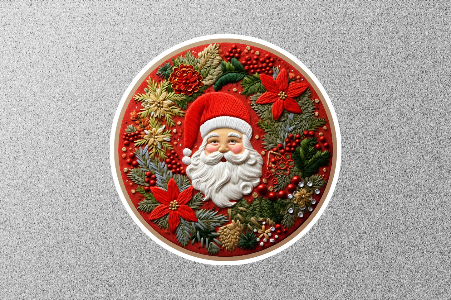 Wholesale Postcard Historical Santa Claus Christmas Sticker