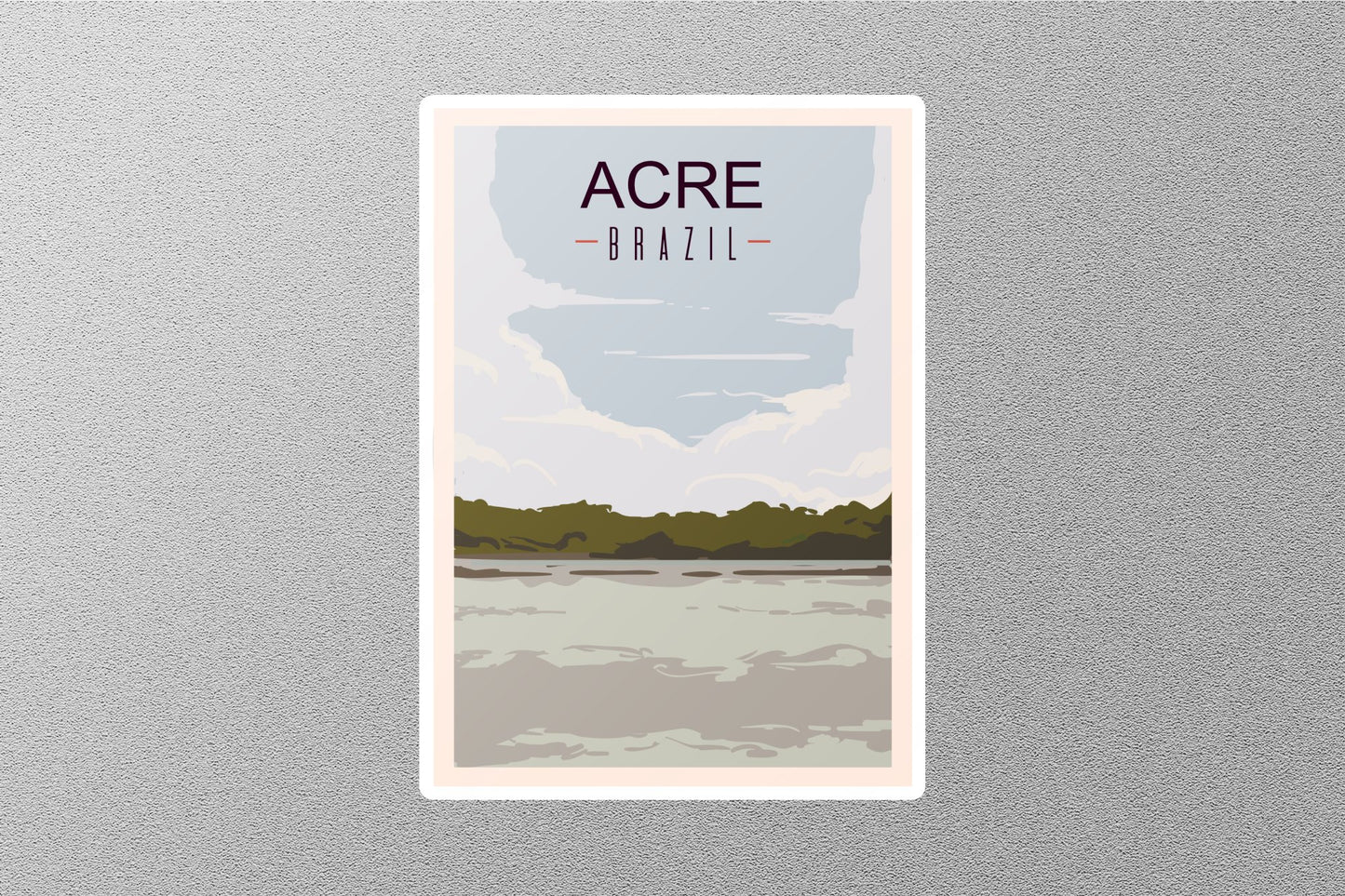 Wholesale Acre Brazil Travel Stickers