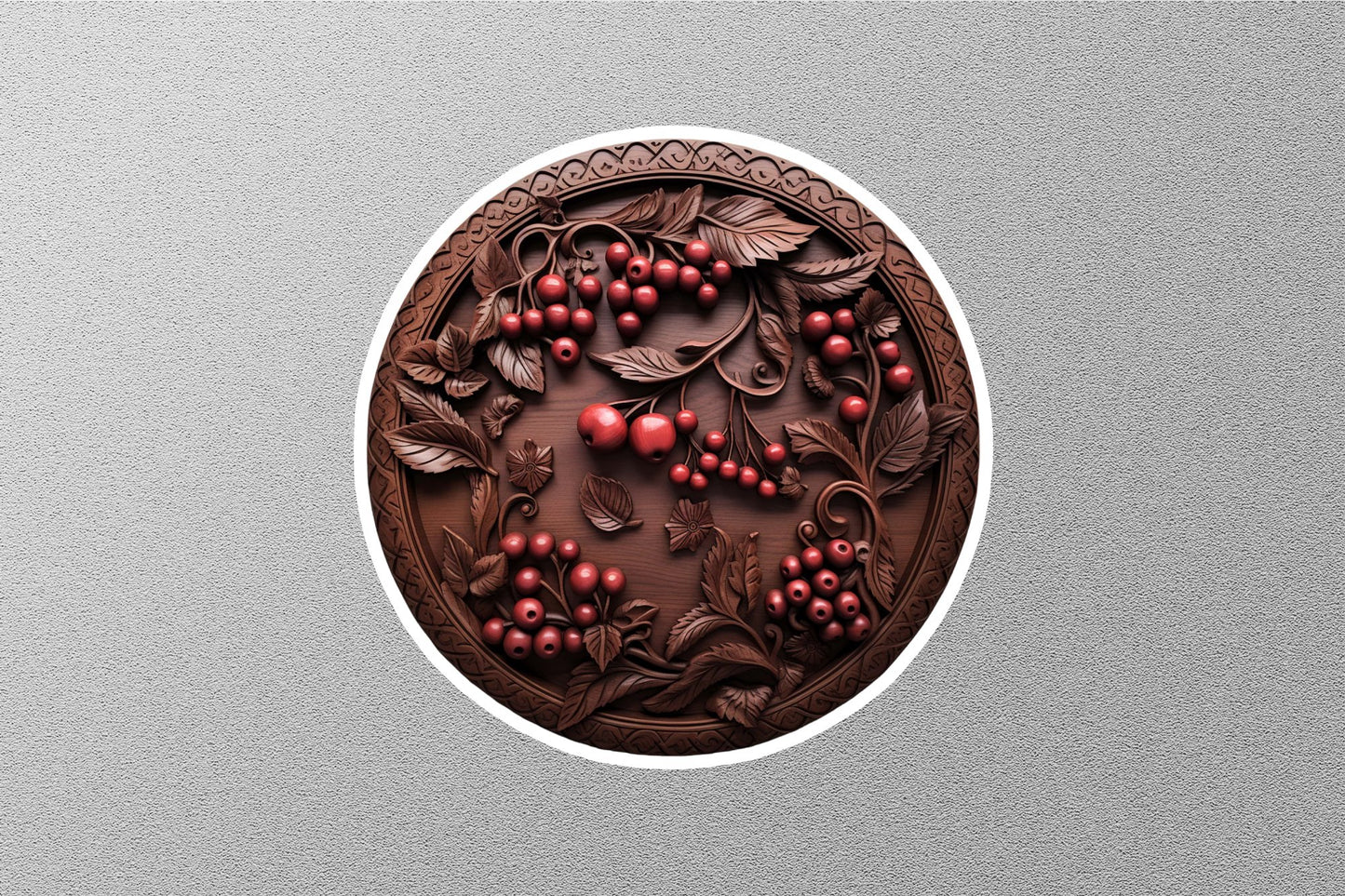 Wholesale Cherries Winter Holiday Sticker