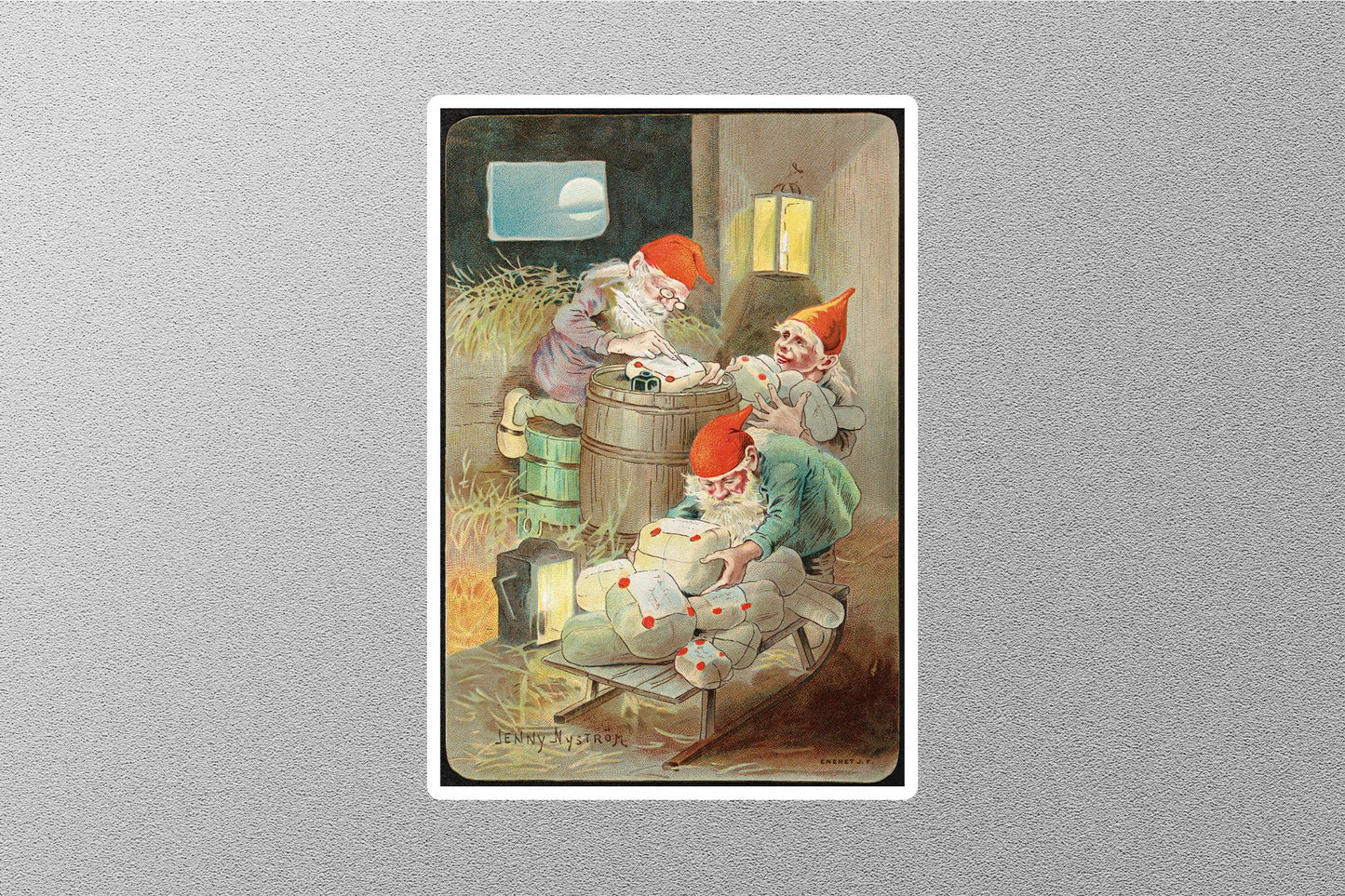 Wholesale Vintage Swedish Christmas Sticker