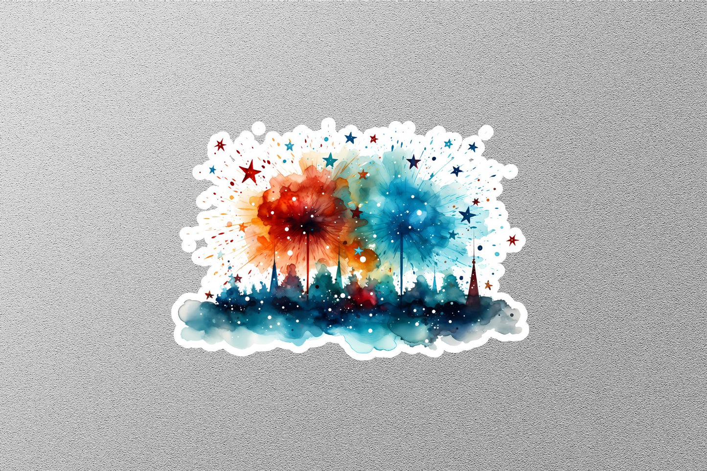 Wholesale Happy American Independence Day Sticker
