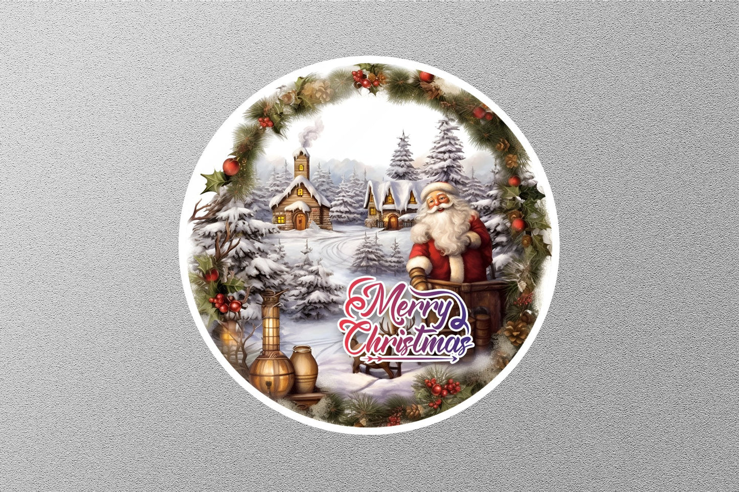 Wholesale Jingle All The Time Christmas Sticker