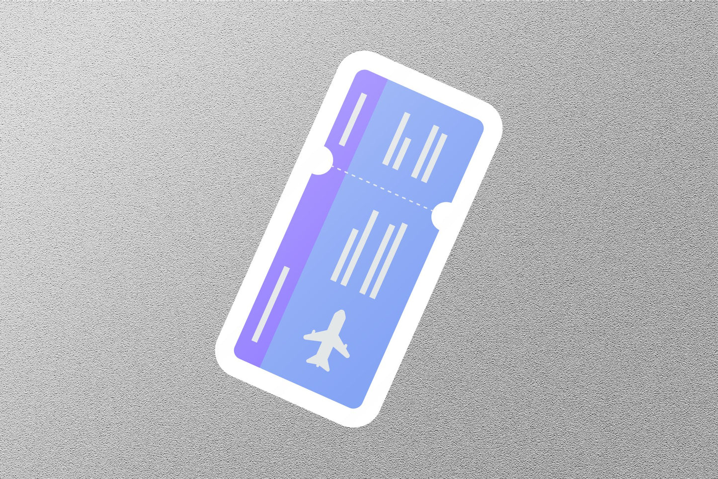 Wholesale Airplane Ticket Travel Sticker