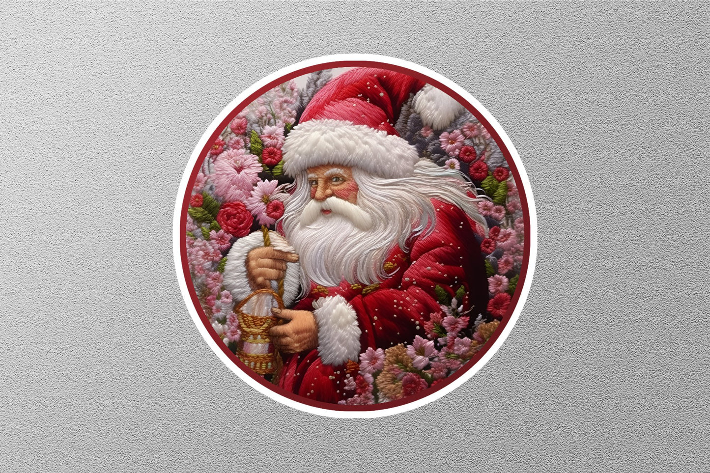 Wholesale Best Christmas Wreath Sign Christmas Sticker