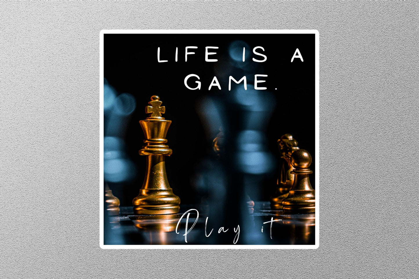 Wholesale Life IS A Game Play It Inspirational Quote Sticker