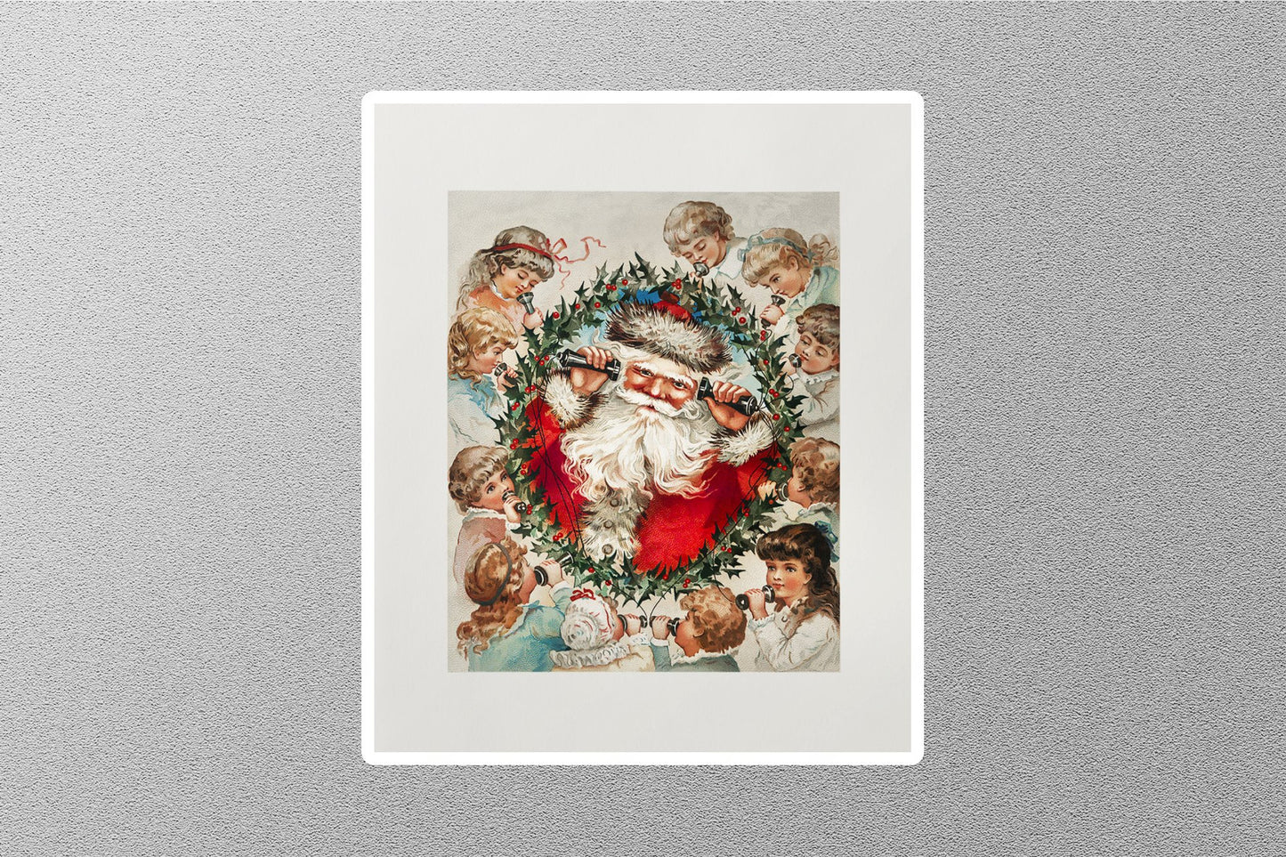 Wholesale Vintage MuchoWow Christmas Sticker