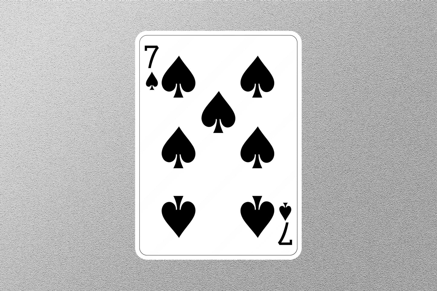 Wholesale 7 of Spades Cards Sticker