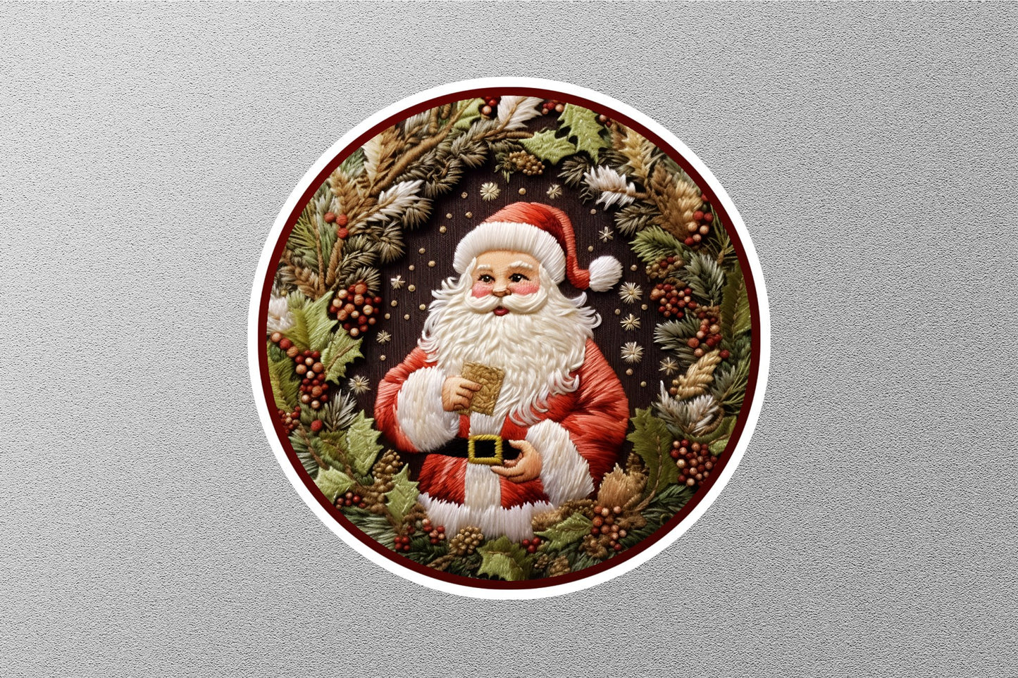 Wholesale Merry Christmas Santa Claus Christmas Sticker