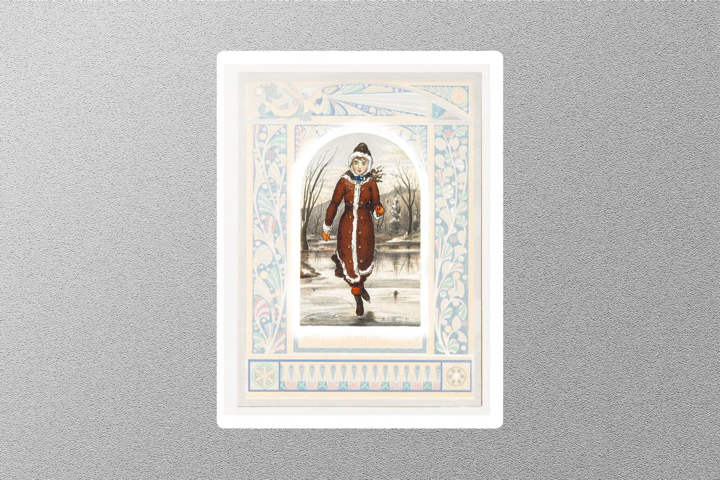 Wholesale Vintage FiorellaCA Christmas Sticker