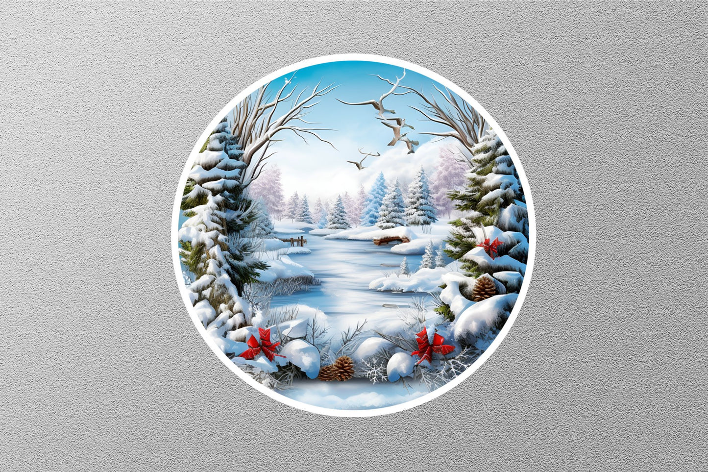 Wholesale The Joy of Painting Christmas Sticker