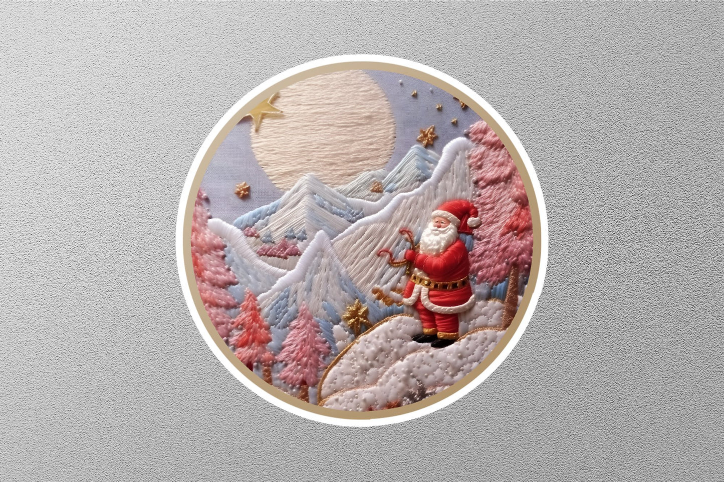 Wholesale Cheap Christmas Santa Claus Christmas Sticker