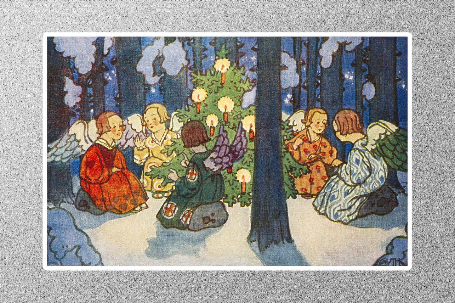 Wholesale Vintage Guardians Beth Williams Christmas Sticker