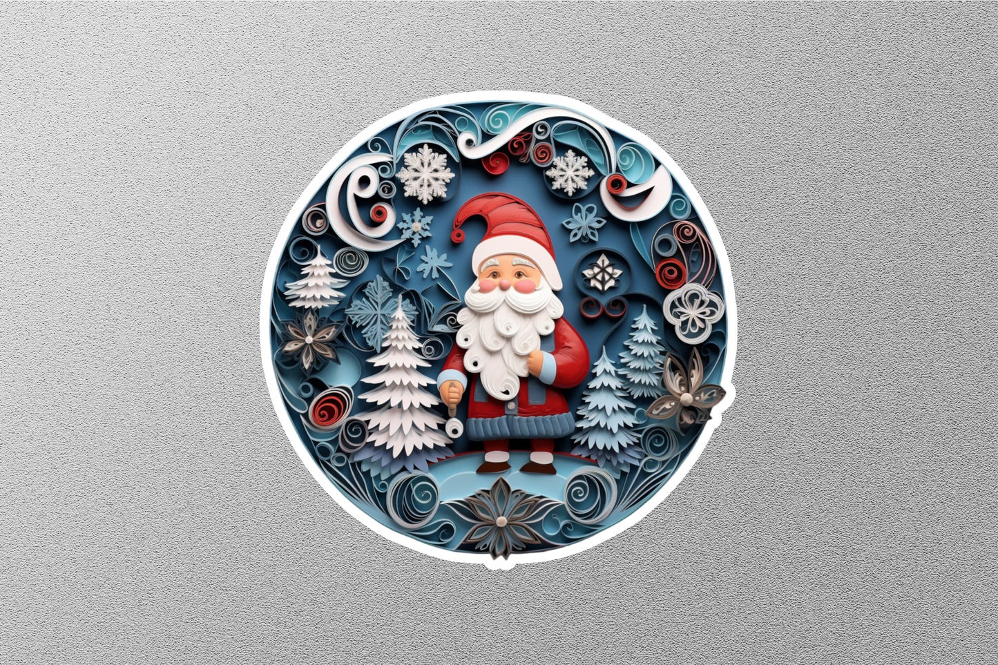 Wholesale Cute Santa Winter Holiday Sticker