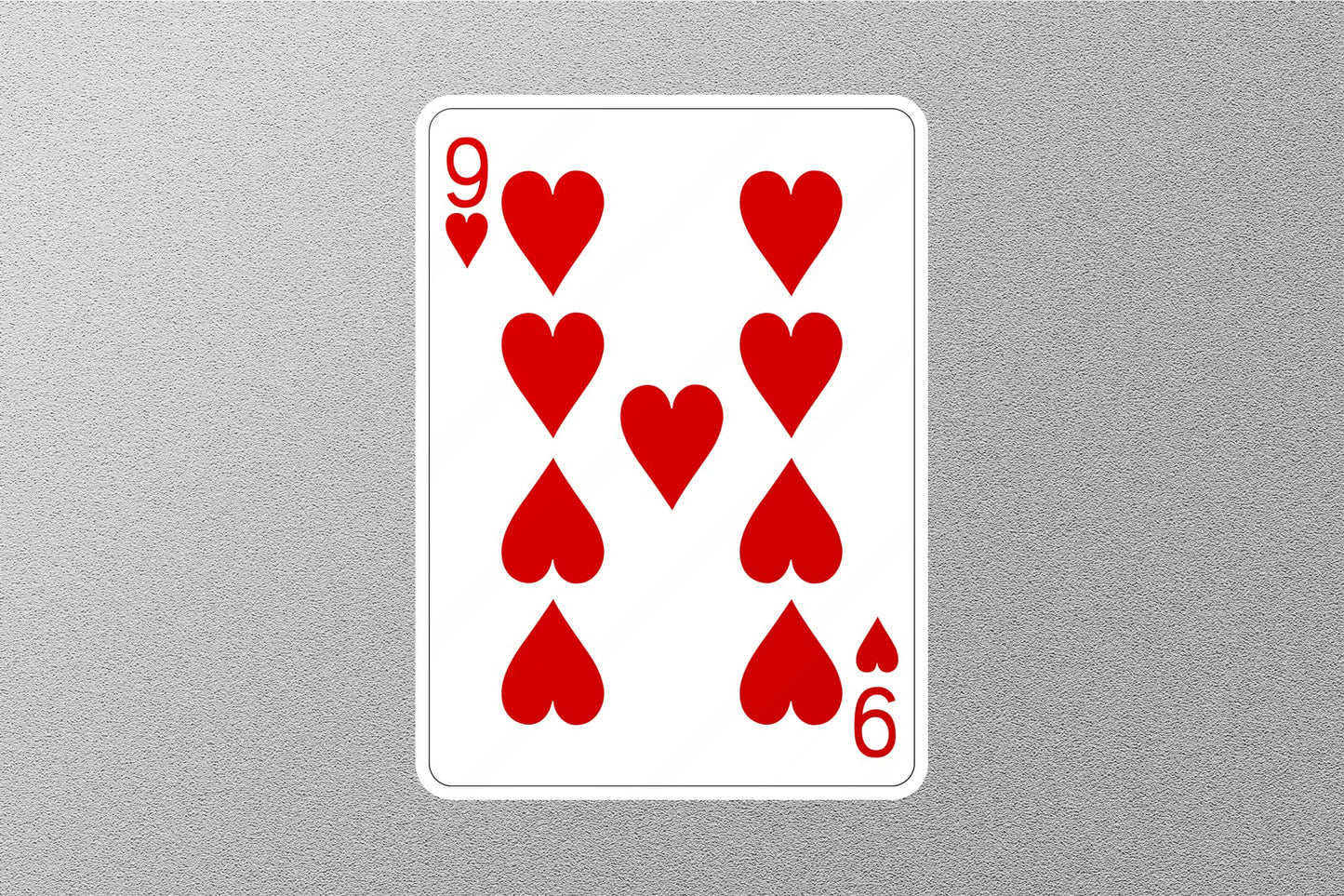 Wholesale 9 of Hearts Cards Sticker