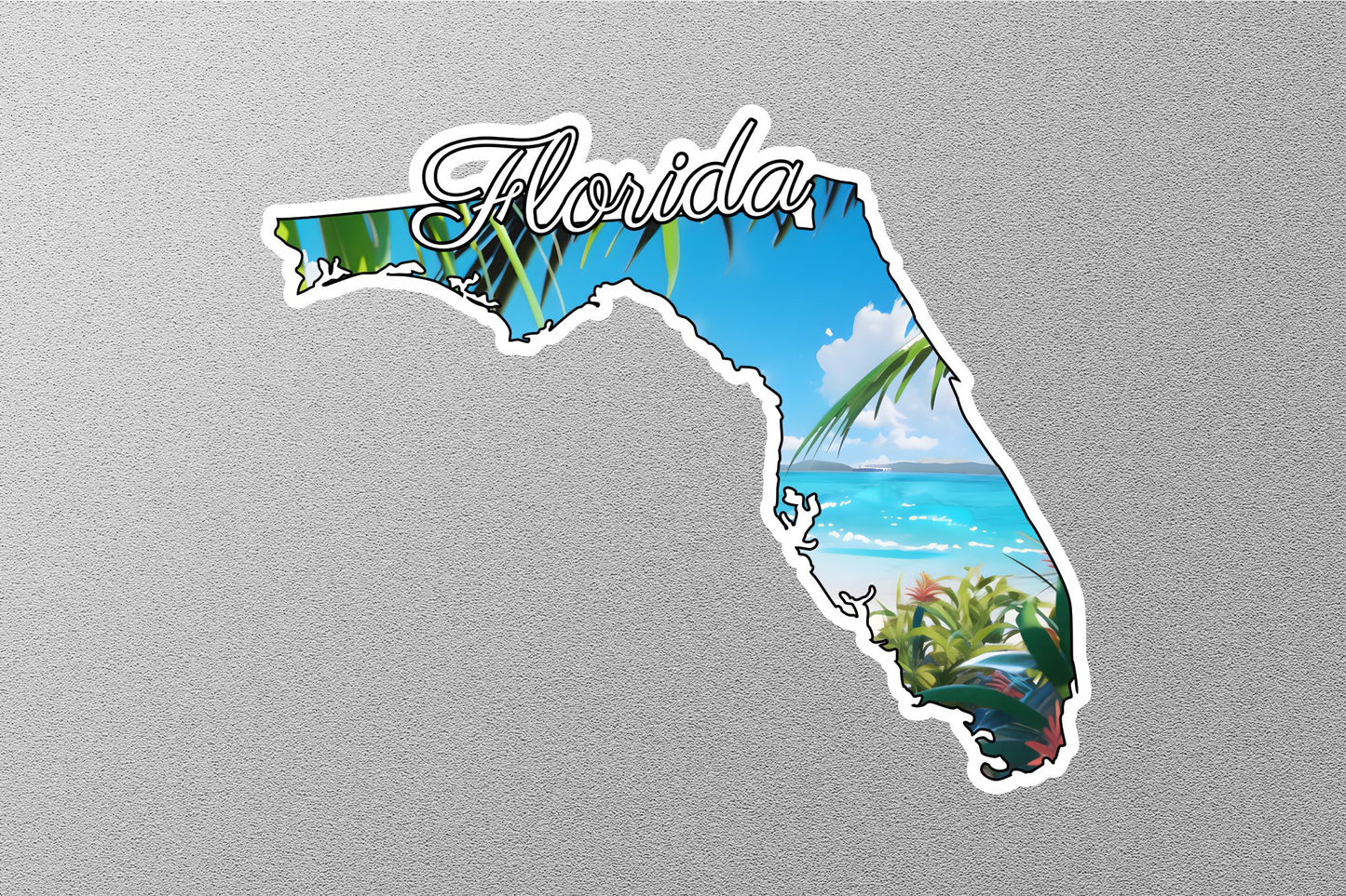 Wholesale Florida Map State Sticker