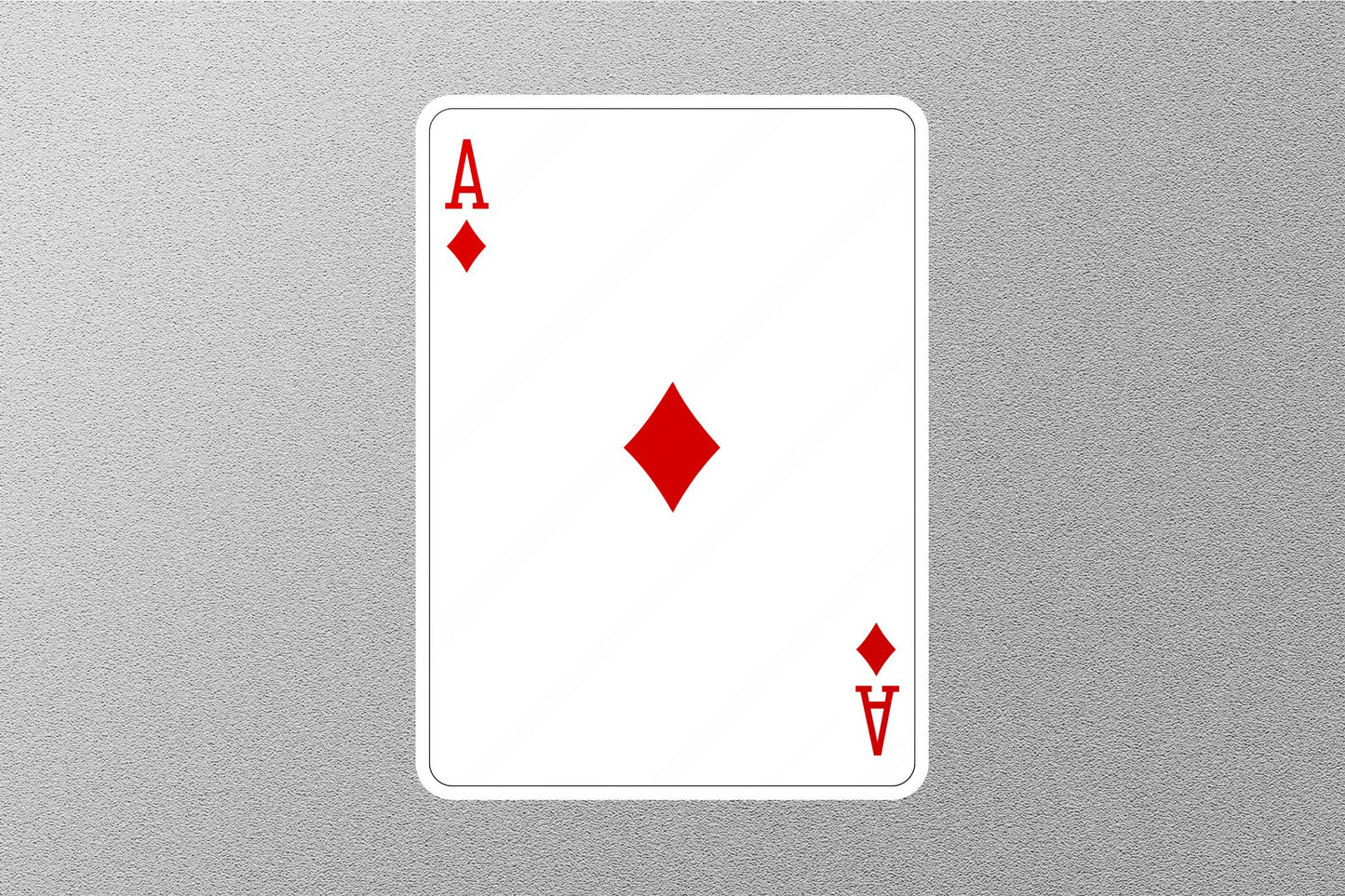 Wholesale ACE of Diamond Cards Sticker