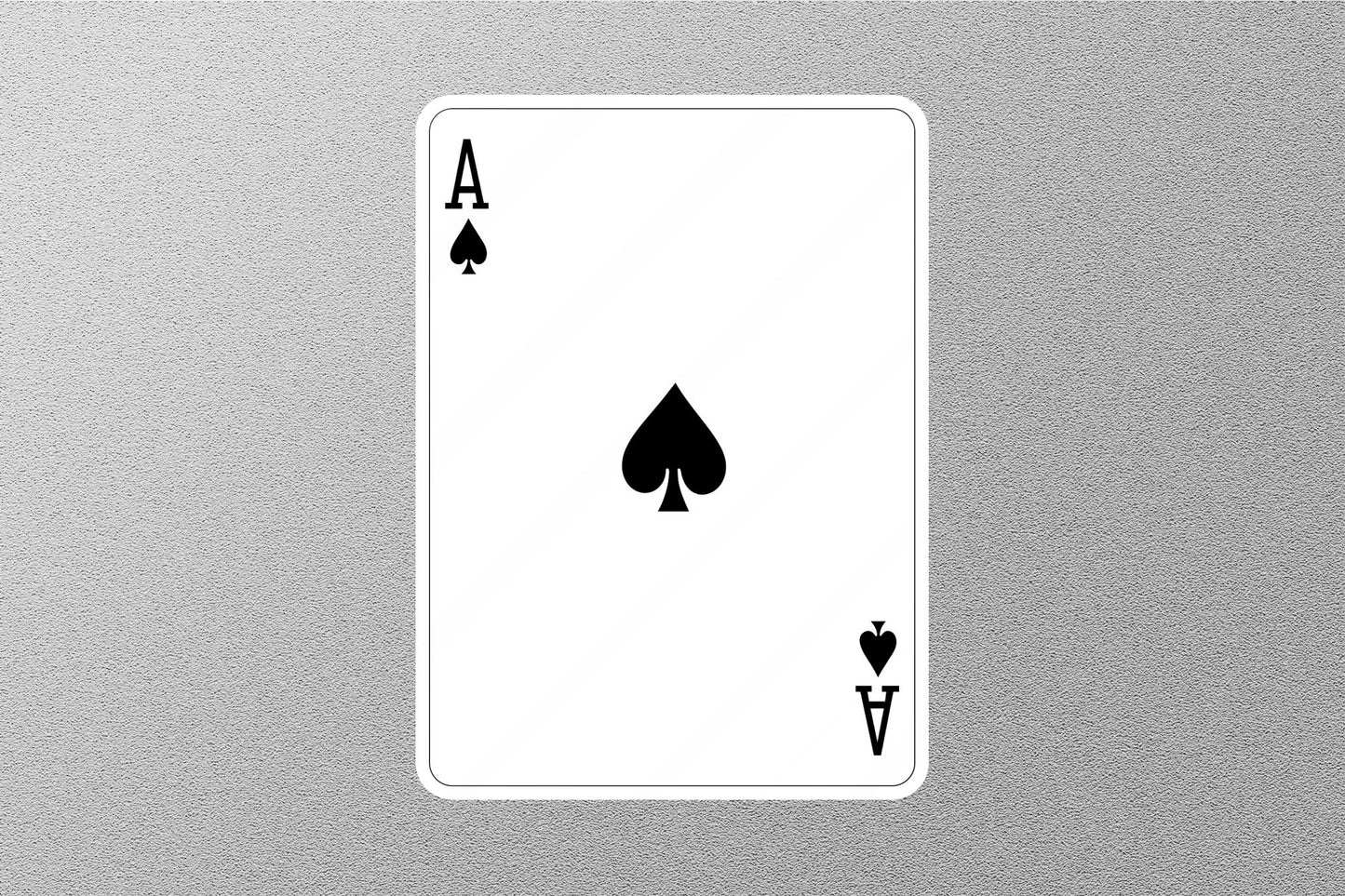 Wholesale ACE of Spades Cards Sticker