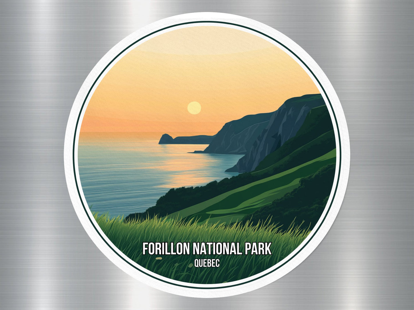 Wholesale Forillon Quebec Canada National Park Sticker