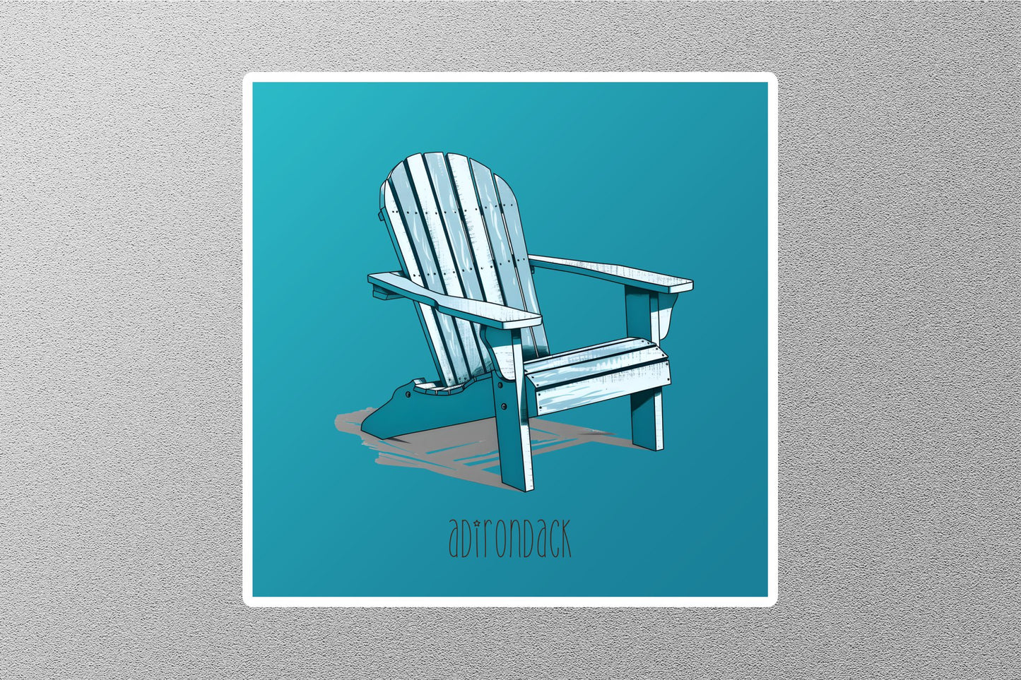 Wholesale Adirondack Chair Sticker