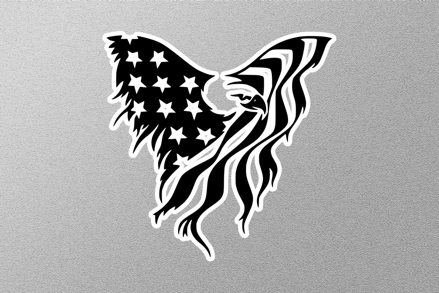 Eagle USA Flag Sticker