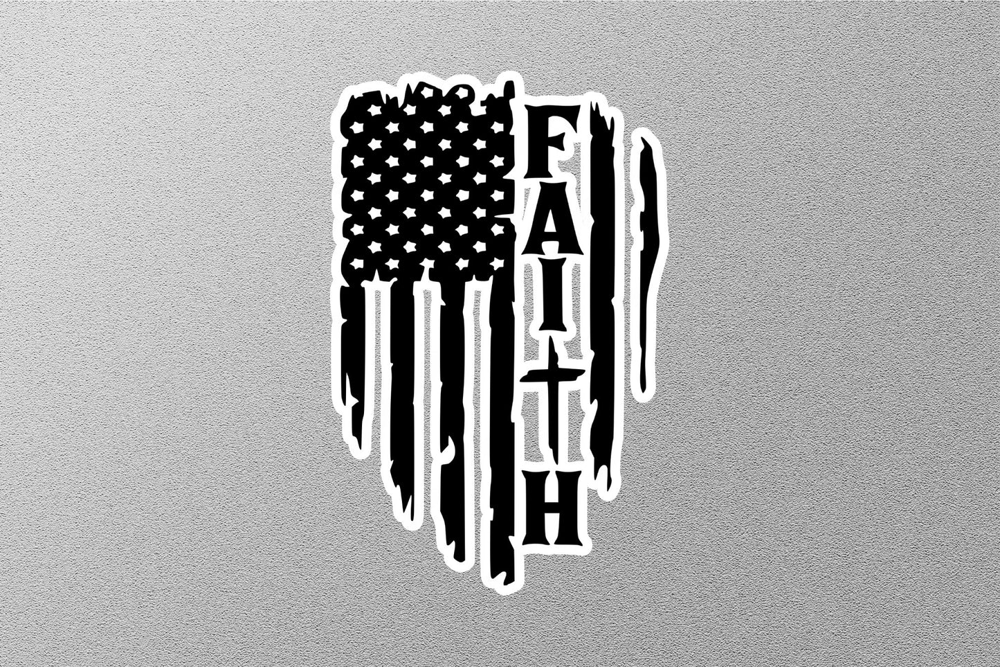 Wholesale Faith USA Flag Sticker