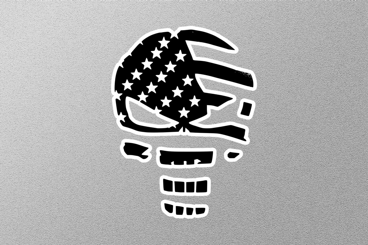 Wholesale American Flag Skull Sticker
