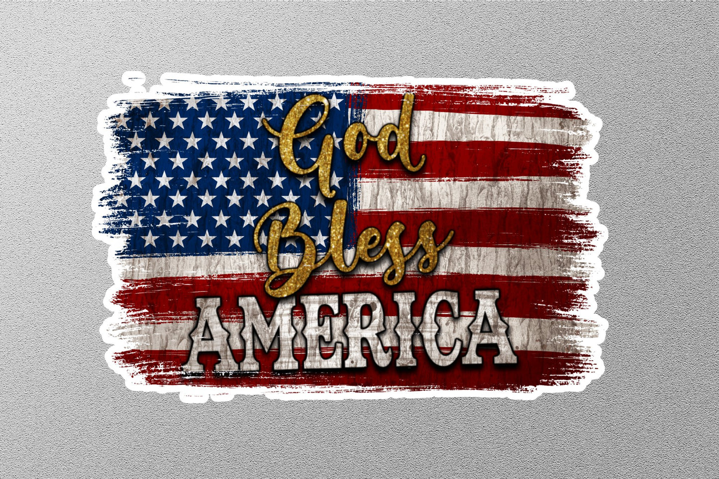 Wholesale God Bless America Sticker